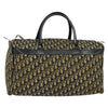 Christian Dior Vintage Trotter Boston Bag Diorissimo Canvas