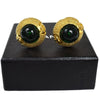 Secondhand Chanel Vintage Round Clip-On Earrings Metal with Gripoix