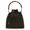 Secondhand Gucci Vintage Bamboo Bucket Bag Nylon and
