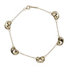 Tiffany & Co. Bean Bracelet BEAN 5 MOTIFS K18 Yellow Gold