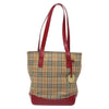 Secondhand Burberry Nova Check Tote canvas check pattern