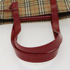 Secondhand Burberry Nova Check Tote Nylon and
