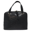 Chanel Coco Mark Black cakfskin