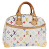 Secondhand Louis Vuitton Trouville Handbag Monogram Multicolor