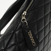 Chanel Vintage CC Zip Around Shoulder Bag Quilted Caviar