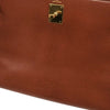 Secondhand Hermes Kelly Handbag Brown Chevre de Coromandel with Gold Hardware