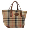 Secondhand Burberry Nova Check Tote canvas check pattern