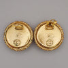 Secondhand Chanel Vintage CC Logo Round Clip-on Earrings