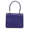 Secondhand Celine Gancini Handbag Purple Leather Bags