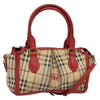 Burberry Pilgrim Satchel Haymarket Coated Canvas