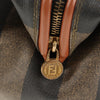 Fendi Vintage Pequin Convertible Boston Bag Coated Canvas