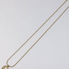 Secondhand Christian Dior CD Pendant Necklace Gold-plated
