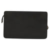 Salvatore Ferragamo Logo Zip Pouch Leather