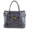 Salvatore Ferragamo Gancini Lock Flap Tote Leather