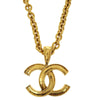 Secondhand Chanel Vintage CC Pendent Necklace Plated