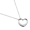 Tiffany & Co. Elsa Peretti Open Heart Pendant Necklace Sterling Silver