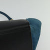 Secondhand Celine Trapeze Bag Blue Leather Bags