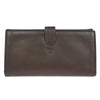 Secondhand Loewe Anagram Wallet Brown Leather Accessories
