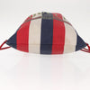 Secondhand Gucci Logo Drawstring Backpack Striped
