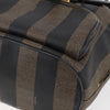 Fendi Pequin Front Pocket Backpack Coated Canvas