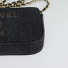 Secondhand Chanel Deauville Chain wallet Raffia