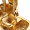 Secondhand Chanel Square CC Symbols Clip-On Earrings