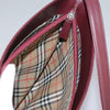 Secondhand Burberry Shoulder Bag Burgundy Leather Bags