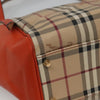 Secondhand Burberry Canterbury Panels Tote Haymarket Coated Canvas and