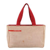 Secondhand Prada Vintage Tote Beige Canvas Accessories