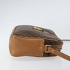 Celine Vintage Macadam Shoulder Bag Canvas and Leather