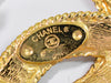 Secondhand Chanel CC Brooch Gold Plated Jewelry