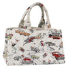 Prada Canapa Open Tote Canvas