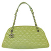 Secondhand Chanel Just Mademoiselle Bag Quilted Patent