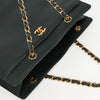Secondhand Chanel Vintage CC Lock Pocket Chain Tote Caviar