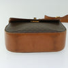 Secondhand Celine Vintage Convertible Macadam Turnlock Shoulder Bag Canvas and