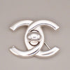 Chanel Vintage CC Turnlock Brooch Metal