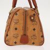 Secondhand MCM Visetos logogramme Handbag Canvas and