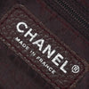 Chanel Lax Front Zip Bag Pebbled Leather