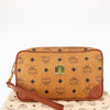 Secondhand MCM Visetos pouch Brown Pvc Accessories