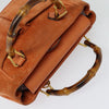 Secondhand Gucci Vintage Bamboo Front Pocket Tote