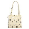 Secondhand Chanel Vintage Coco Logo Zip Tote Quilted Printed