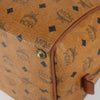 Secondhand MCM Visetos logogramme Handbag Canvas and