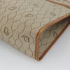 Christian Dior Vintage Honeycomb Zip Pouch Coated Canvas
