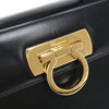 Salvatore Ferragamo Gancini Convertible Top Handle Bag Leather