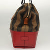 Fendi Pequin 2Bag Canvas and Leather