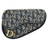 Secondhand Christian Dior Vintage Saddle Coin Purse Diorissimo