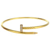 Secondhand Cartier Juste un Clou Bracelet 18K Yellow Gold with Diamonds