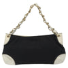 Secondhand Chanel Vintage Olsen CC Chain Shoulder Bag Canvas and