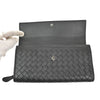 Bottega Veneta French Flap Wallet Intrecciato Nappa
