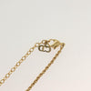 Secondhand Christian Dior CD Pendant Necklace Gold-plated